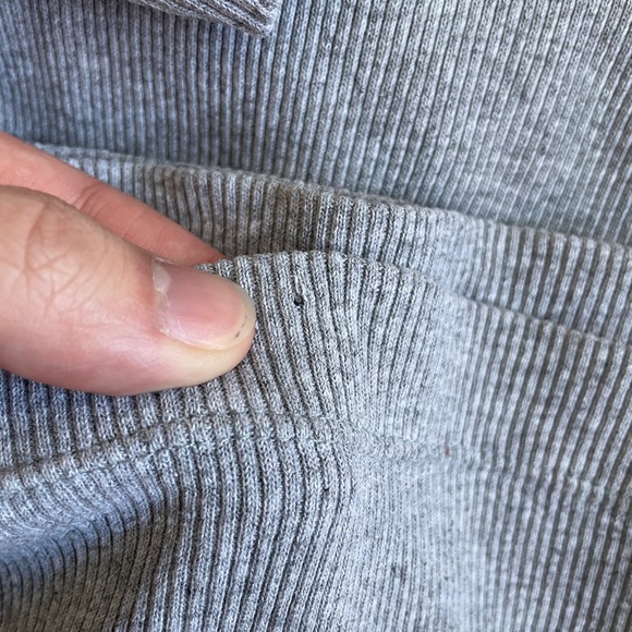 Vtg Chaps Ralph Lauren Ribbed Tee - Picture 4 of 7